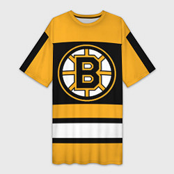 Женская длинная футболка Boston Bruins