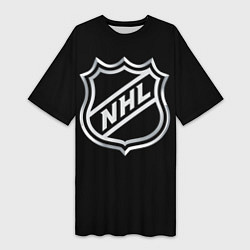 Женская длинная футболка NHL