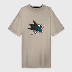 Женская футболка-платье San Jose Sharks