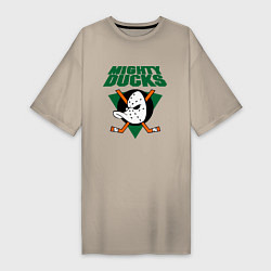 Женская футболка-платье Anaheim Mighty Ducks