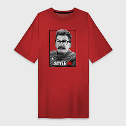 Футболка женская-платье Stalin: Style in, цвет: красный