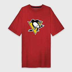Женская футболка-платье Pittsburgh Penguins