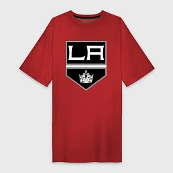 Футболка женская-платье Los Angeles Kings, цвет: красный