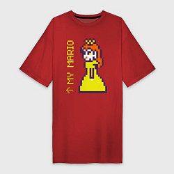 Женская футболка-платье Принцесса Марио парная