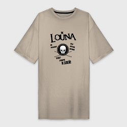 Женская футболка-платье Louna: Громче и злей