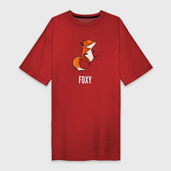 Футболка женская-платье Little Foxy, цвет: красный