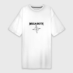 Женская футболка-платье Megadeth Compass