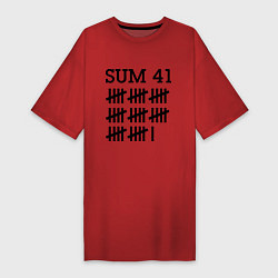 Женская футболка-платье Sum 41: Days