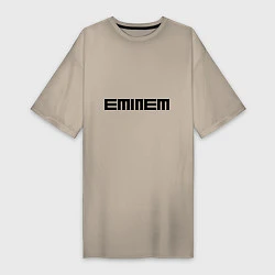 Женская футболка-платье Eminem: minimalism