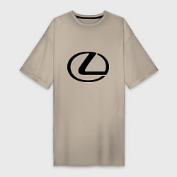 Женская футболка-платье Logo lexus