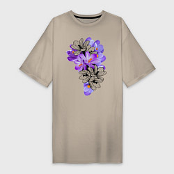 Женская футболка-платье Krokus Flower