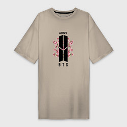 Женская футболка-платье BTS: Army Sakura