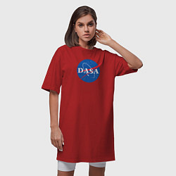Футболка женская-платье NASA: Dasa, цвет: красный — фото 2