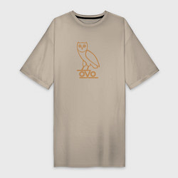 Женская футболка-платье OVO Owl