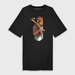 Женская футболка-платье Lion lumberjack
