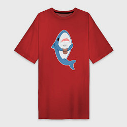Женская футболка-платье Hype Shark