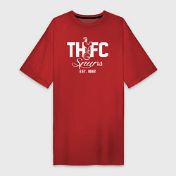 Футболка женская-платье THFC Est 1882, цвет: красный
