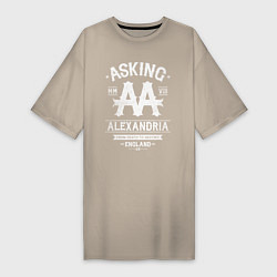 Женская футболка-платье Asking Alexandria: England