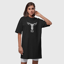 Футболка женская-платье BTS ARMY, цвет: черный — фото 2