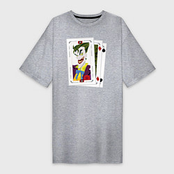 Женская футболка-платье Joker Cards
