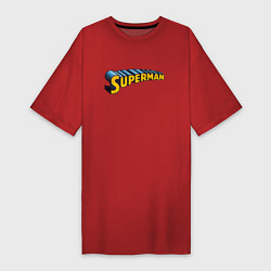 Женская футболка-платье Superman