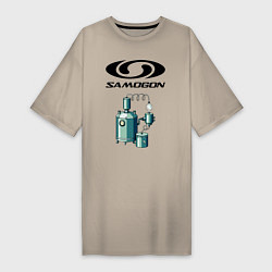 Женская футболка-платье SAMOGON