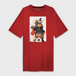 Женская футболка-платье Apex Legends Bloodhound