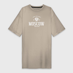 Женская футболка-платье Москва Born in Russia