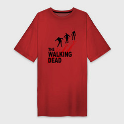 Женская футболка-платье The walking dead