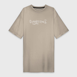 Женская футболка-платье Evanescence