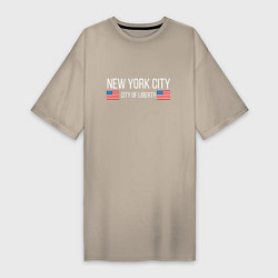 Женская футболка-платье NEW YORK