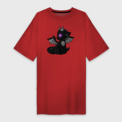 Женская футболка-платье Эндар дракон