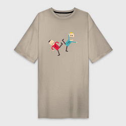 Женская футболка-платье South Park Терренс и Филлип