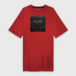 Футболка женская-платье The Killers, цвет: красный