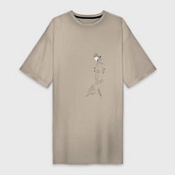 Женская футболка-платье Кирито
