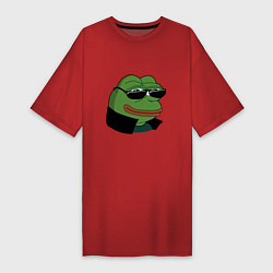 Женская футболка-платье Pepe в очках EZ