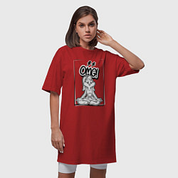 Футболка женская-платье Лола Банни, цвет: красный — фото 2