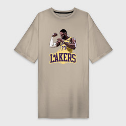 Женская футболка-платье LeBron - Lakers