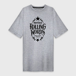 Женская футболка-платье Snoop Dogg: Rolling Words