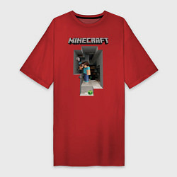 Женская футболка-платье Minecraft