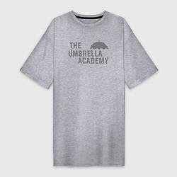 Футболка женская-платье Umbrella academy, цвет: меланж