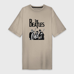 Женская футболка-платье The Beatles
