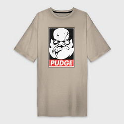 Женская футболка-платье Pudge Dota Пудж