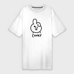 Женская футболка-платье COOKY BTS