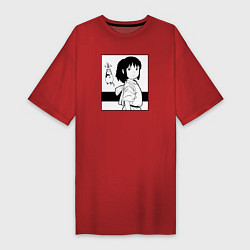 Женская футболка-платье Унесенные призраками Тихиро
