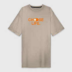 Женская футболка-платье Trainspotting - Life