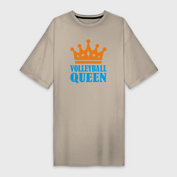 Женская футболка-платье Королева Волейбола