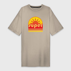 Женская футболка-платье Super Sun