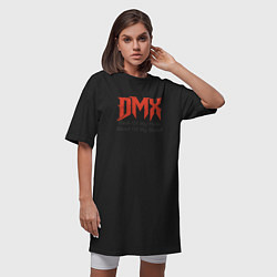 Футболка женская-платье DMX - Flesh Of My Flesh, цвет: черный — фото 2
