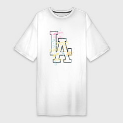 Женская футболка-платье LA Sticker
